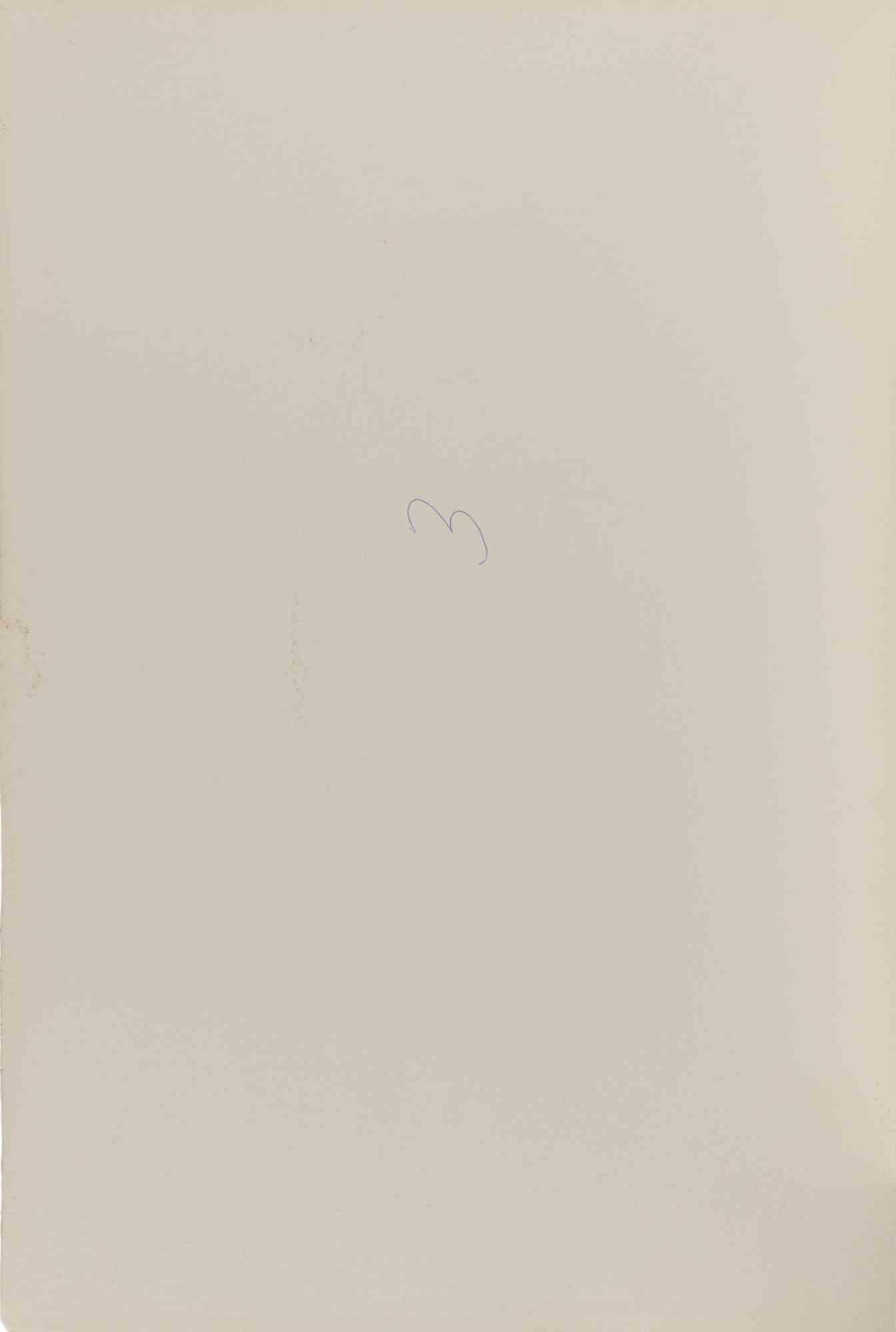 Vue de Venise - Dessin de Carlo Ravagnan - 1980 en vente 1