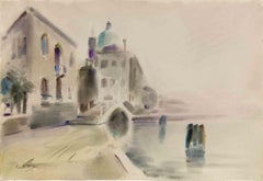 Ansicht von Burano La Giudecca in Venedig - Zeichnung von Carlo Ravagnan - 1973