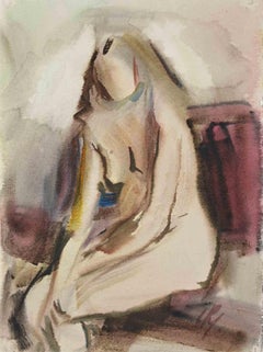 Nude - Drawing by Carlo Ravagnan - 1970s