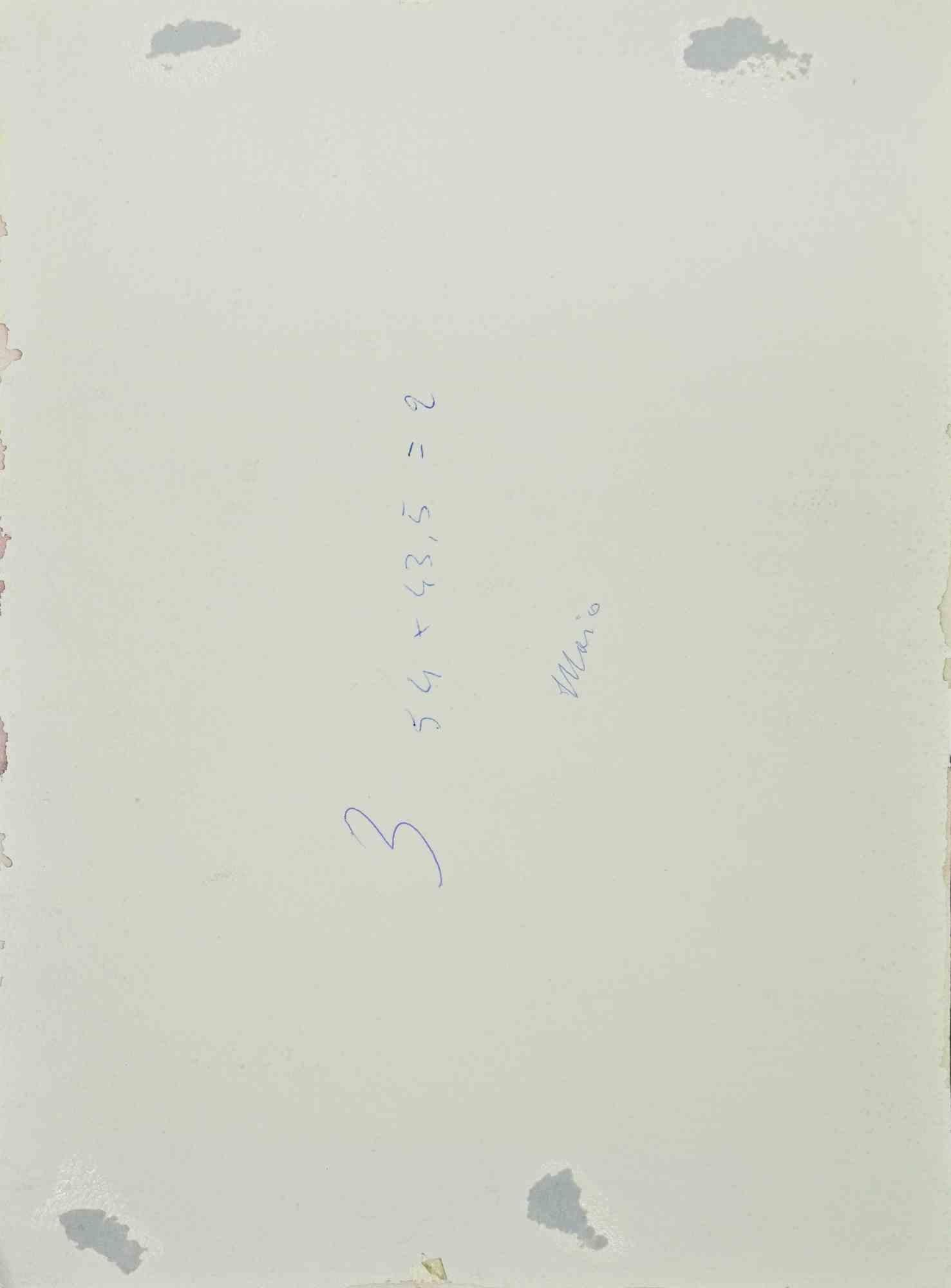 Nude - Drawing by Carlo Ravagnan - 1970s For Sale 1