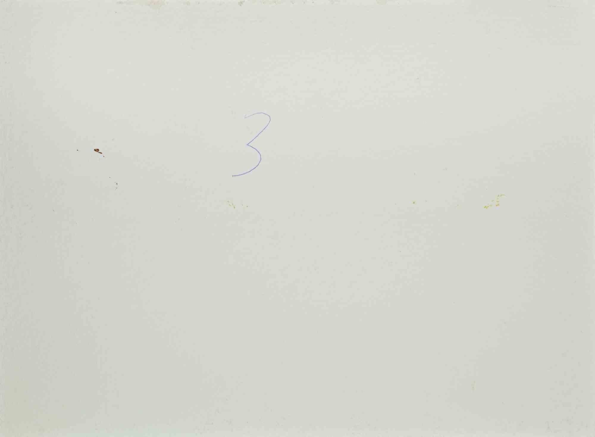 Everyday Life in Paris - Drawing by Carlo Ravagnan - 1970s For Sale 1