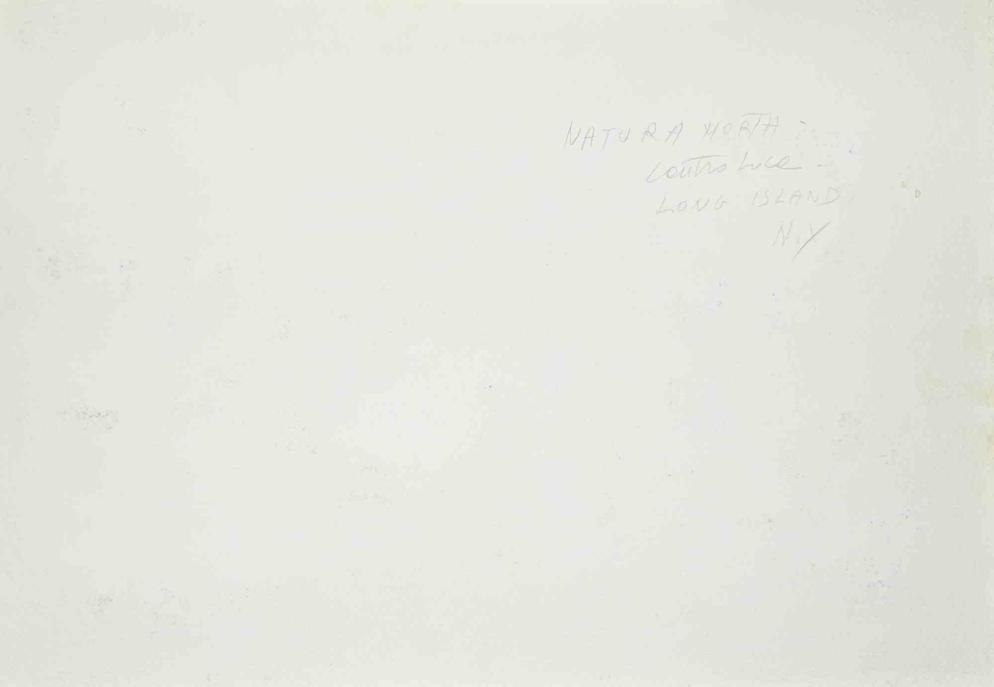 Still Life in Long Island - New York - Drawing by Carlo Ravagnan - 1978 For Sale 1