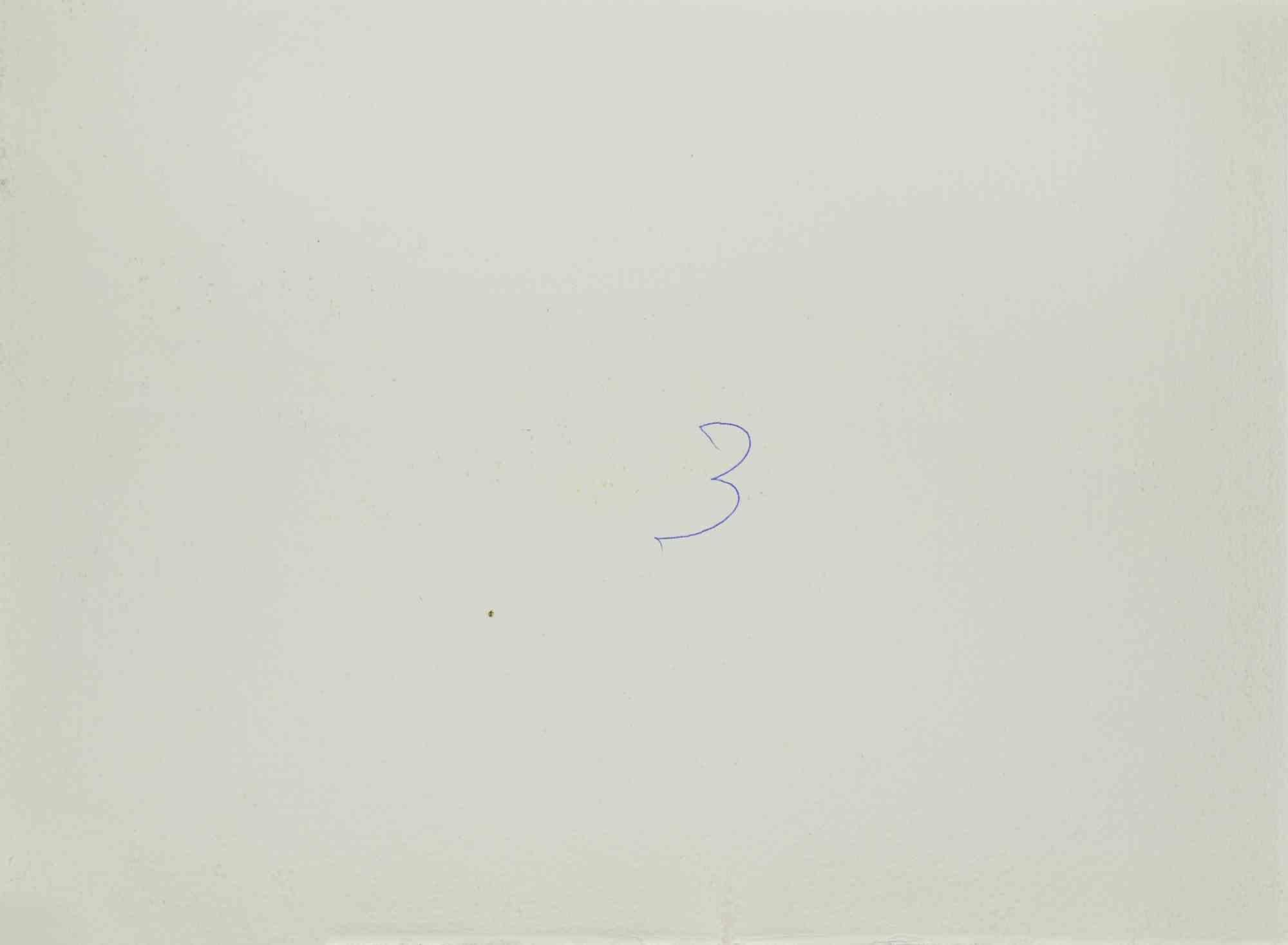 View of Venice - Drawing by Carlo Ravagnan - 1970s For Sale 1