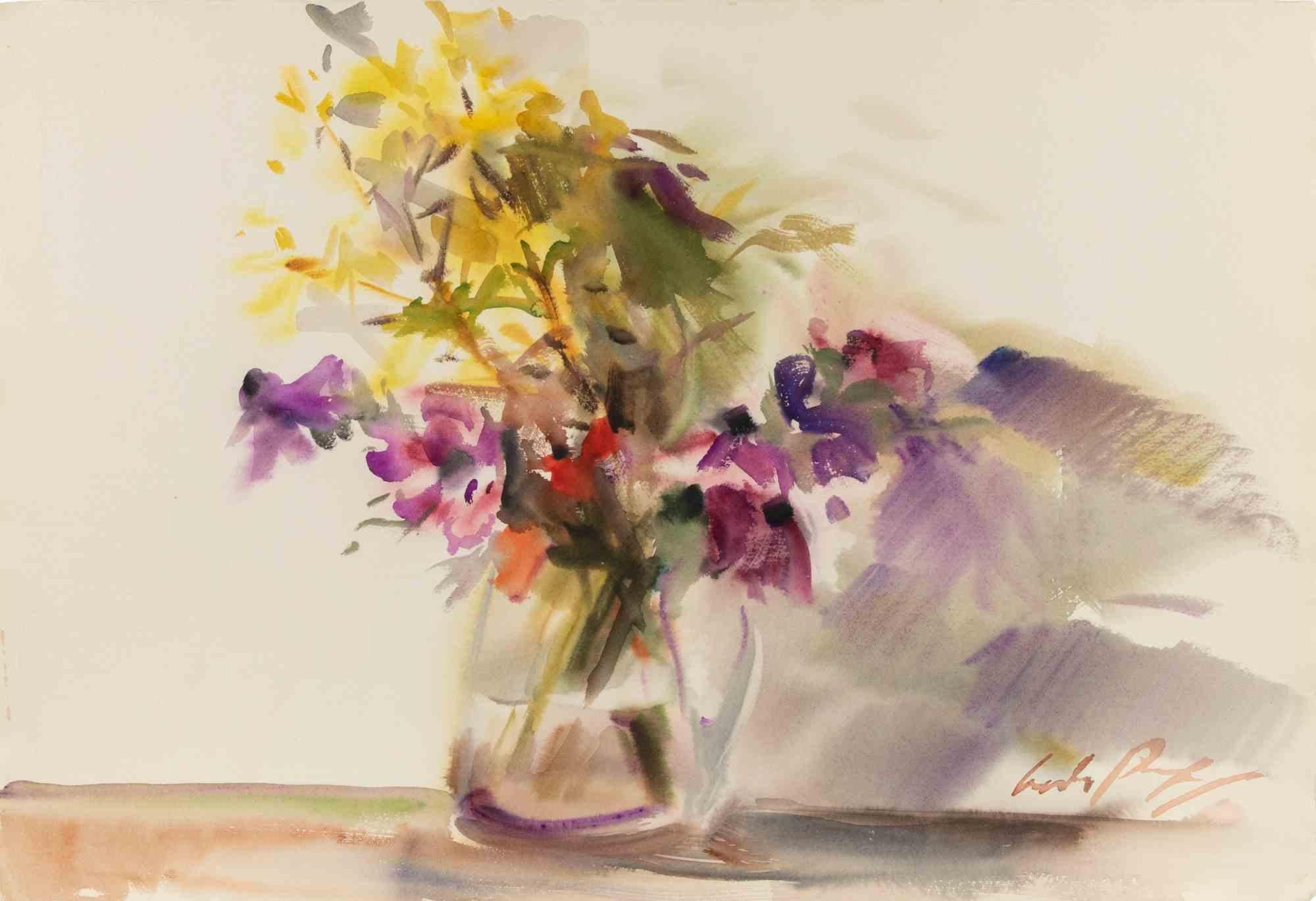 Watercolor on heavy paper realized by Carlo Ravagnan in 1970s.

Hand signed lower right. Dated on rear.

Excellent condition.

Carlo Ravagnan was born in Udine on September 4, 1911, died in Venice in 1992.
He studied at the Art Institute of Venice