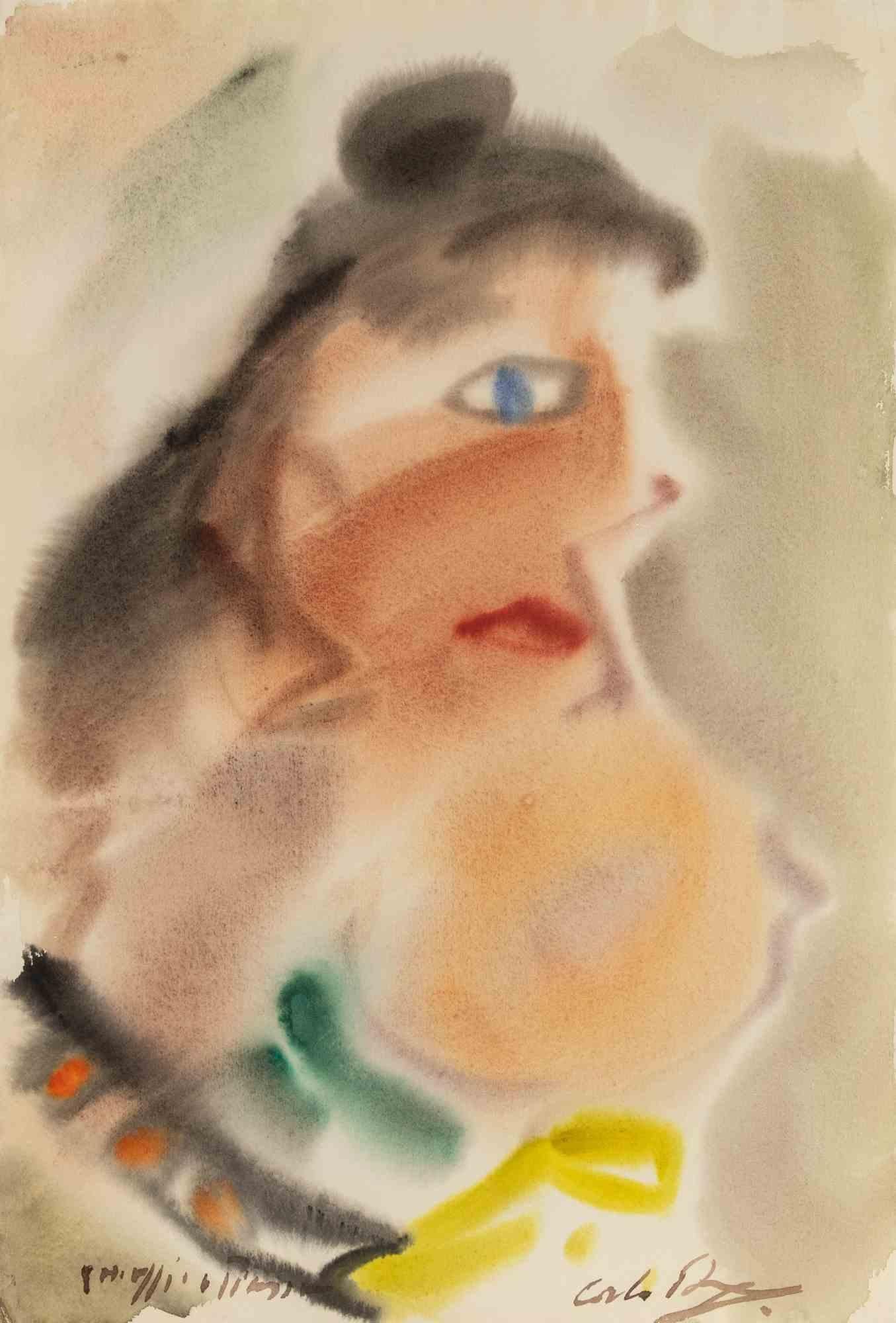 Watercolor on heavy paper realized by Carlo Ravagnan in 1960s.

Hand signed lower right..

Excellent condition.

Carlo Ravagnan was born in Udine on September 4, 1911, died in Venice in 1992.
He studied at the Art Institute of Venice and lived and