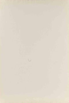 Portrait Watercolor on Paper, Signed, Contemporary, Circa 1960s