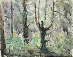 Wood in Alsace - Drawing by Carlo Ravagnan - 1963