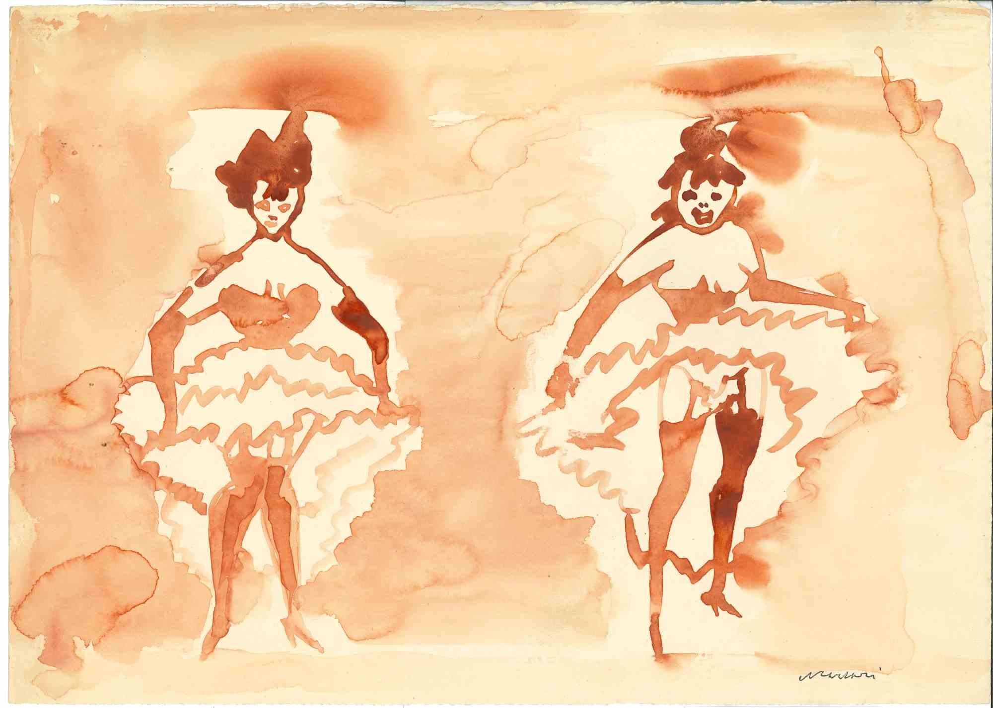 Baile Dibujos y acuarelas figurativos