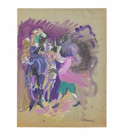 Figure - Disegno di Mino Maccari - Anni '1940