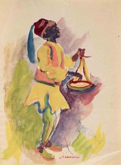 The Arab - Drawing by Mino Maccari - 1930s