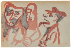 Die Berüchtigten - Zeichnung von Mino Maccari - 1930er Jahre