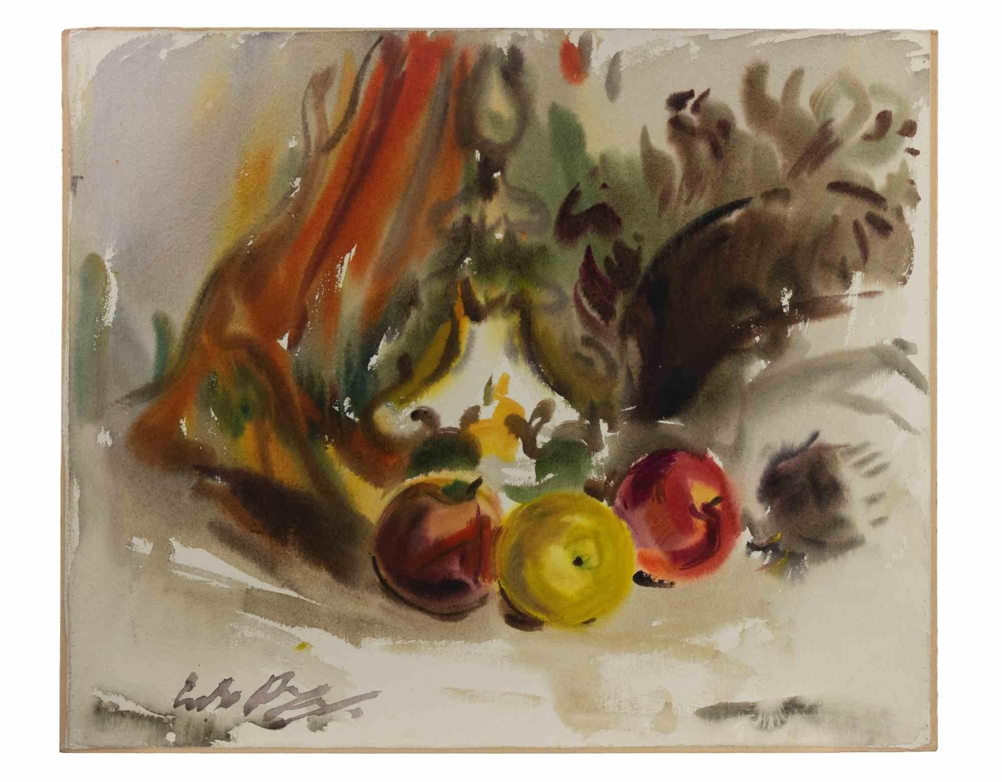 Stillleben - Zeichnung von Carlo Ravagnan - 1973 im Angebot 1