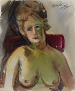 Desnudo - Dibujo de Carlo Ravagnan - Años 1960