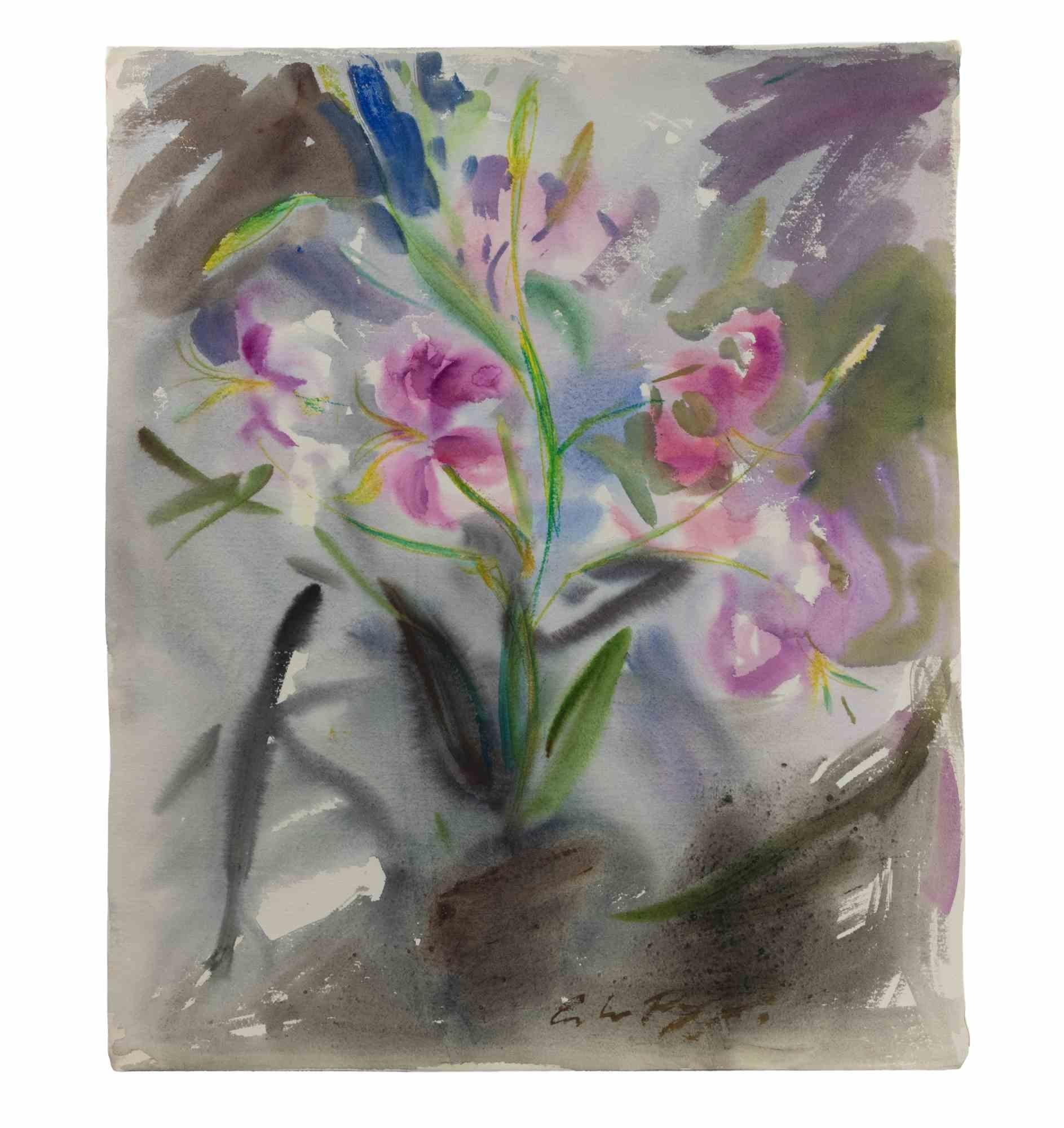 Natura morta - Disegno di Carlo Ravagnan - Anni '1960 in vendita 1