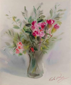 Natura morta - Disegno di Carlo Ravagnan - 1971