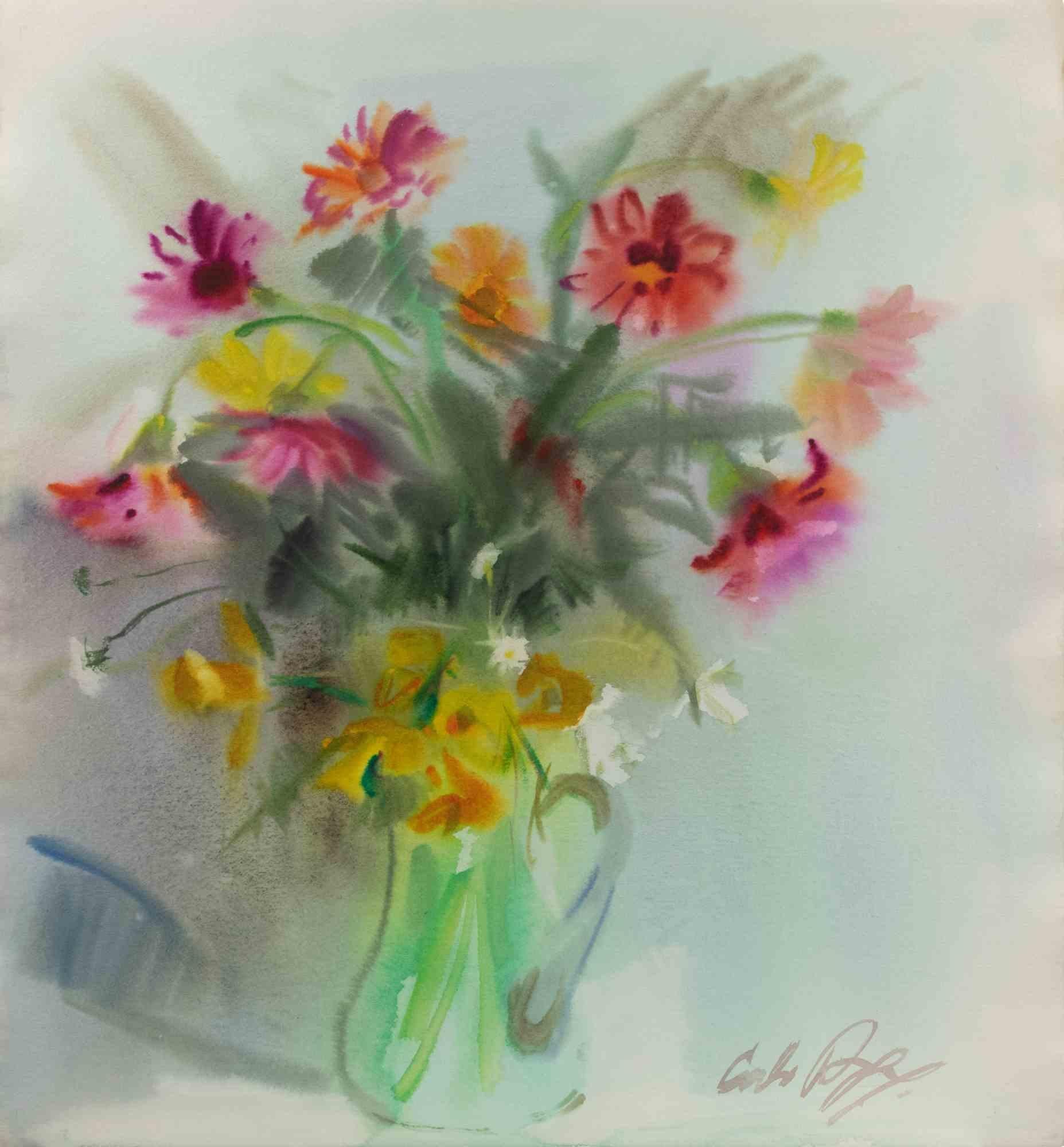 Nature morte - Dessin de Carlo Ravagnan - 1960 en vente 2