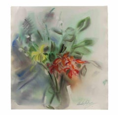Naturaleza muerta - Dibujo de Carlo Ravagnan - Años 1960