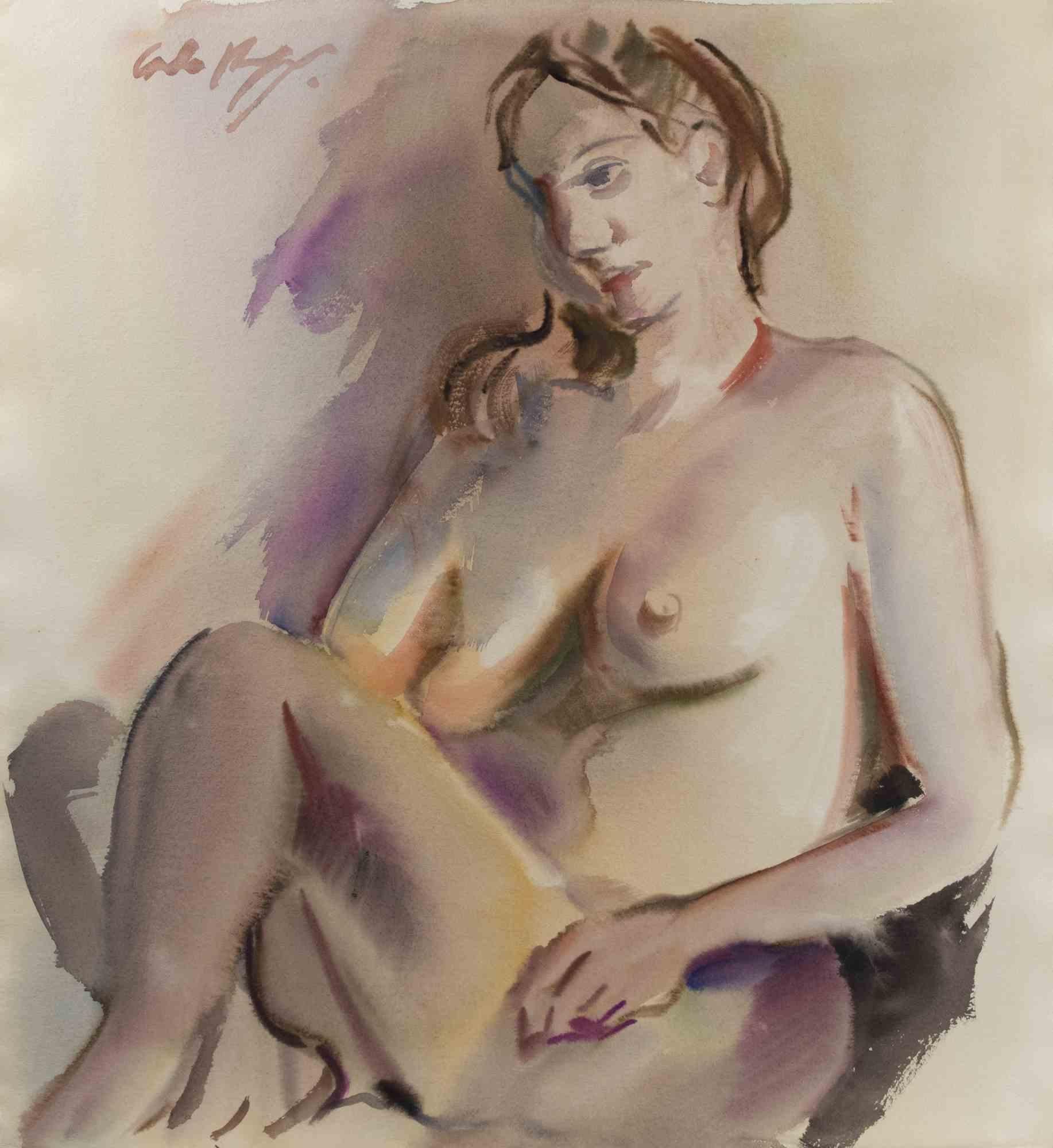 Aquarelle sur papier épais réalisée par Carlo Ravagnan dans les années 1960.

Signé à la main en bas à gauche.

Excellent état.