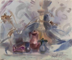 Naturaleza muerta - Dibujo de Carlo Ravagnan - Años 1970