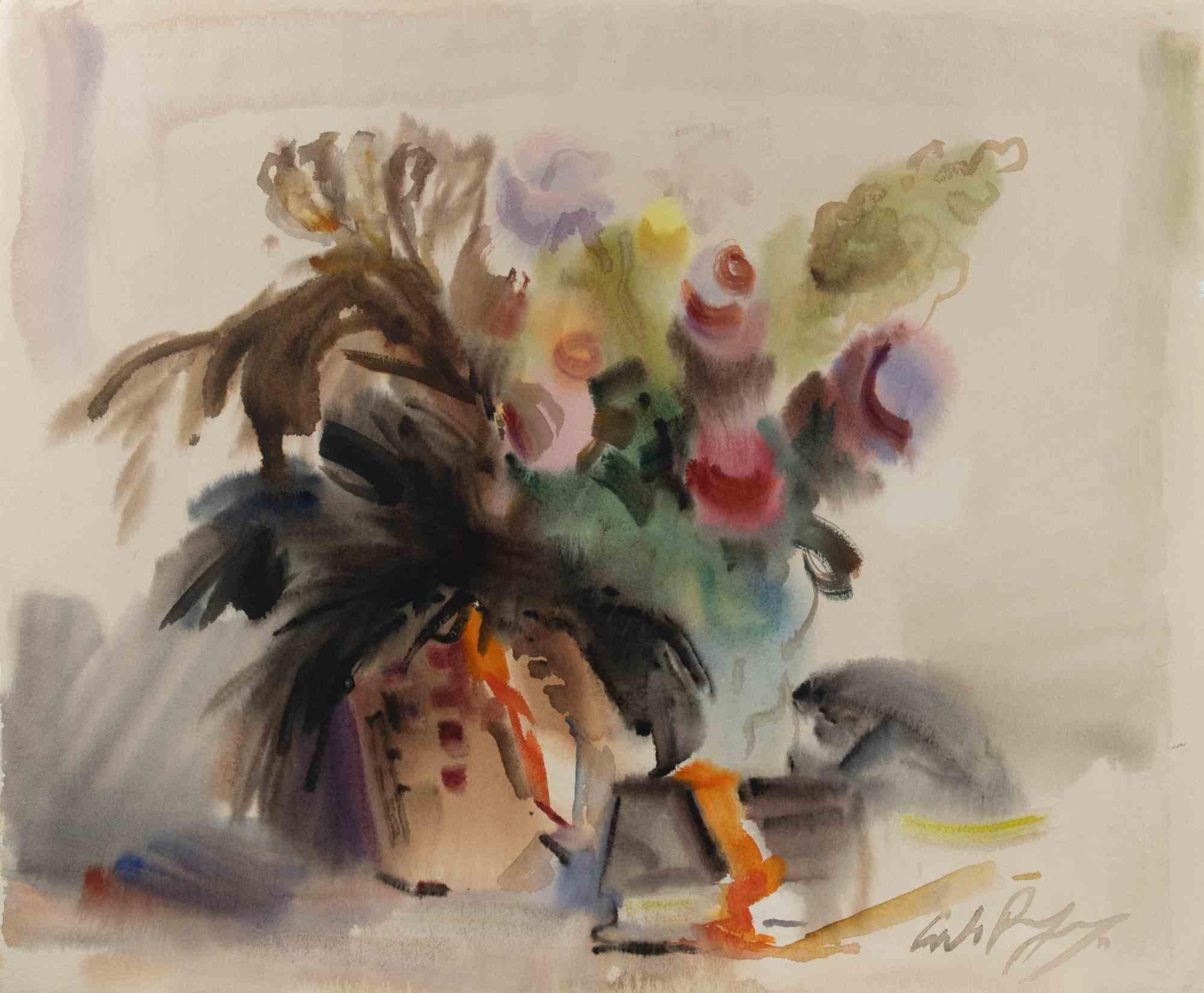 Horizontal Stillleben-Zeichnungen und -aquarelle