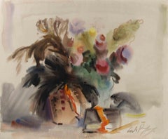 Naturaleza muerta - Dibujo de Carlo Ravagnan - Años 1970