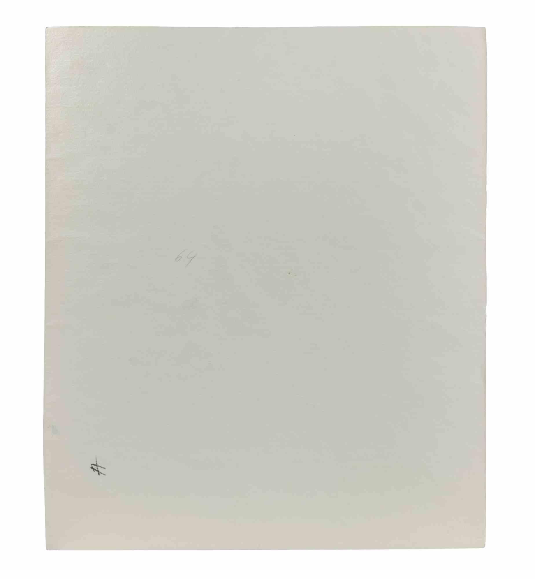 Naturaleza muerta - Dibujo de Carlo Ravagnan - 1964 en venta 1