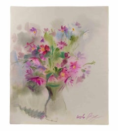 Flores - Dibujo de Carlo Ravagnan - 1973