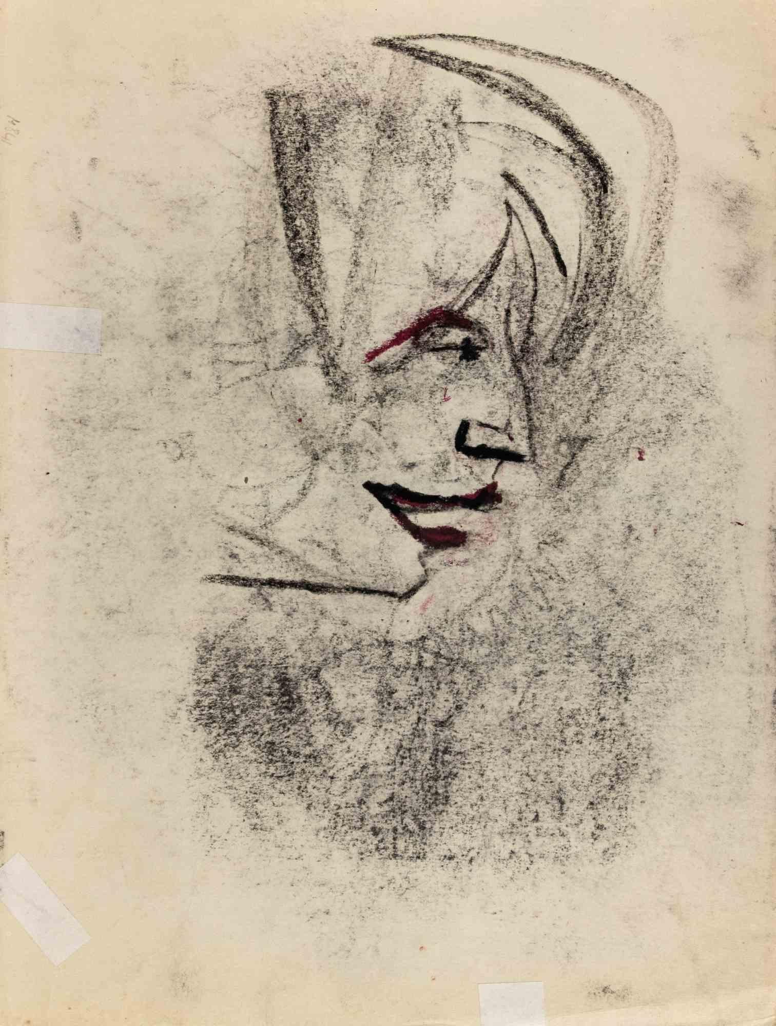 The Appointment - Drawing by Mino Maccari - 1960s For Sale 1