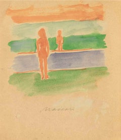 Horizontes - Dibujo de Mino Maccari - Años 60