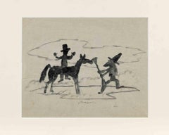 The Brigand - Drawing by Mino Maccari - 1960s