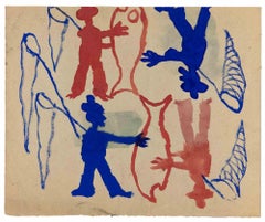 Schizzo per "Bestie del 900" - Disegno di Mino Maccari - 1960 ca.