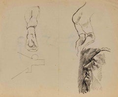 Sketches - Drawing by Mino Maccari - 1930s