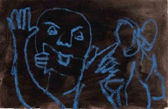 Schizzo - Disegno di Mino Maccari - Anni '1950