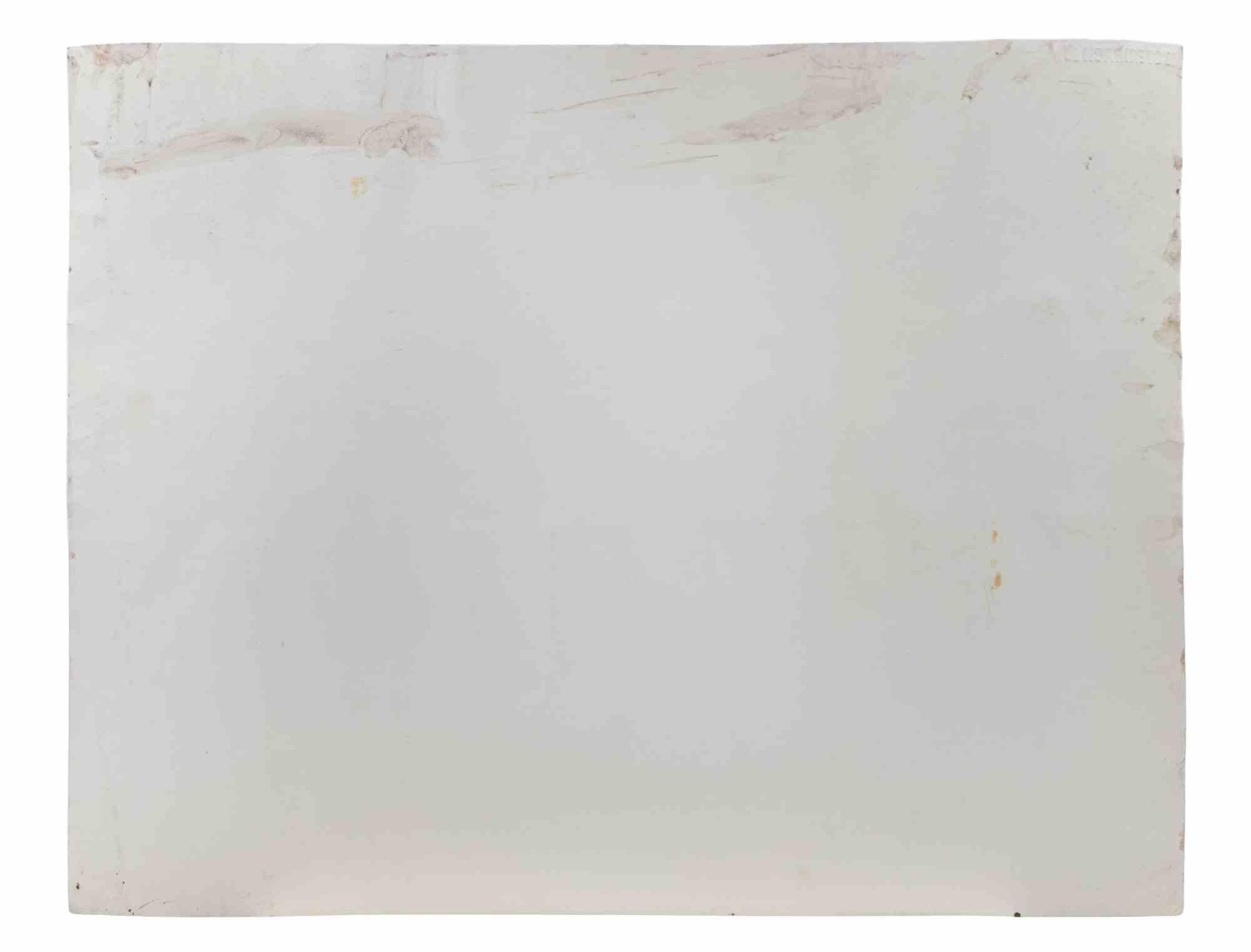 Pole in a Landscape - Drawing by Xavier Tricot - 1991 For Sale 1