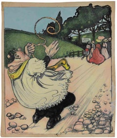 Pensiero libero - Disegno di Gabriele Galantara - Inizio XX secolo