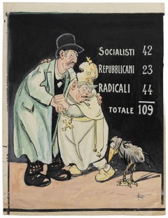 Socialistas,  Republicanos, radicales de Gabriele Galantara - Principios del siglo XX