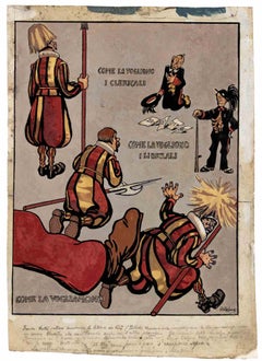 Die Art, wie wir es wollen - Zeichnung von Gabriele Galantara - 1904