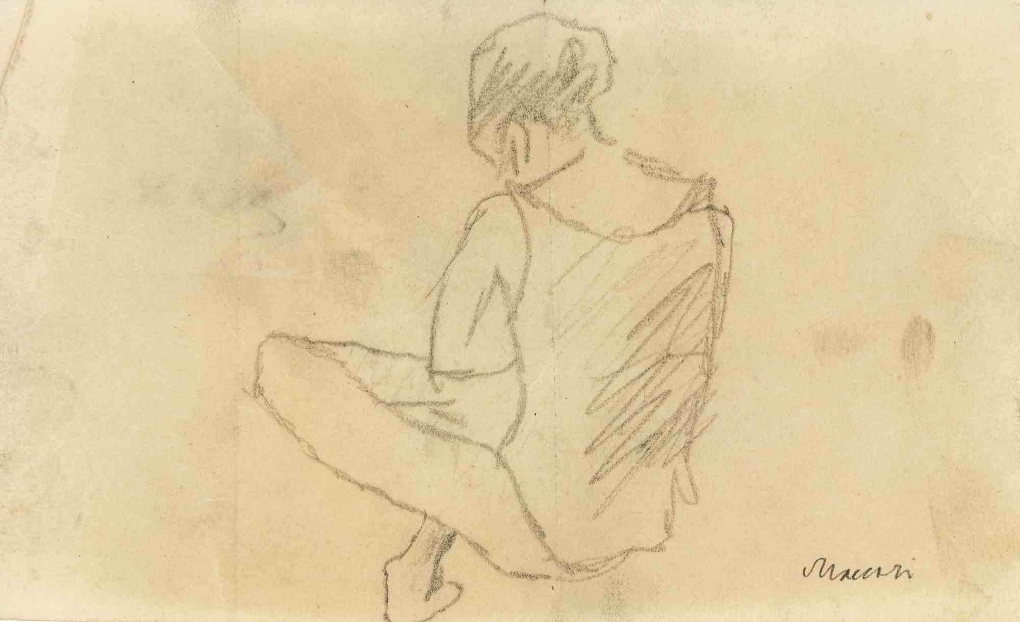 Pencil drawing realized by Mino Maccari in 1928 ca.

Hand signed in pencil lower right.

Very good condition.