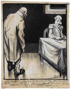 El Ministro - Dibujo de Gabriele Galantara - 1909