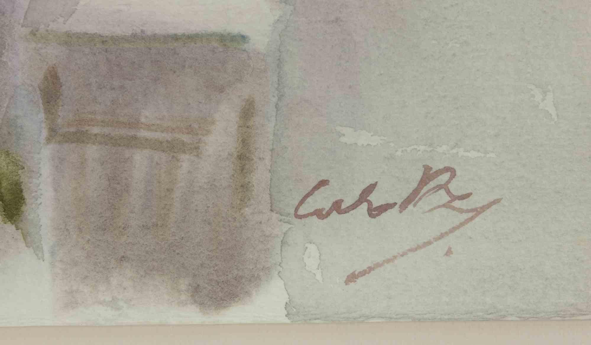 Vista de Venecia - Dibujo de Carlo Ravagnan -  1970s en venta 3