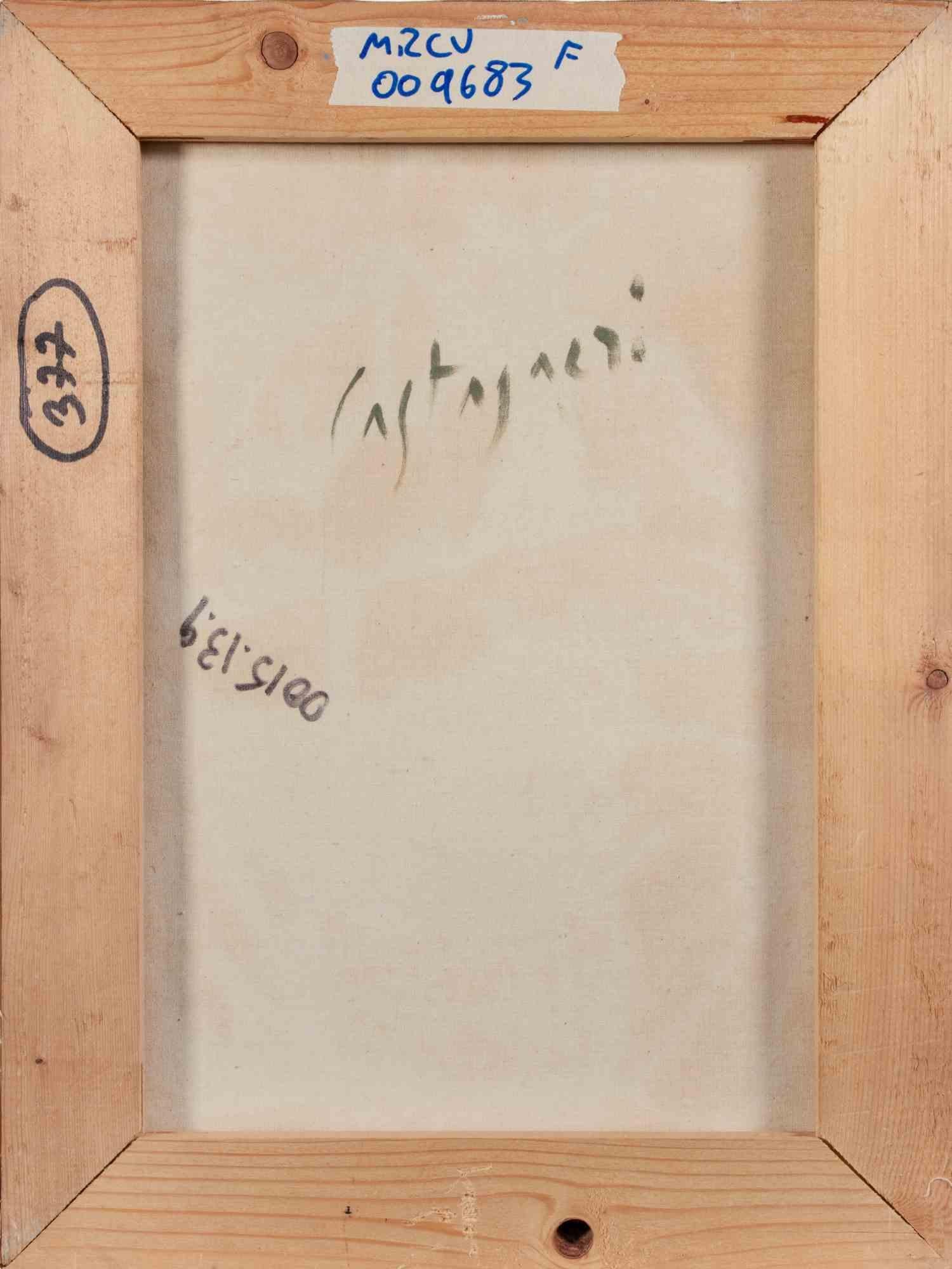 Piper - Peinture à l'huile de Lucio Castagneri - 1990 en vente 3