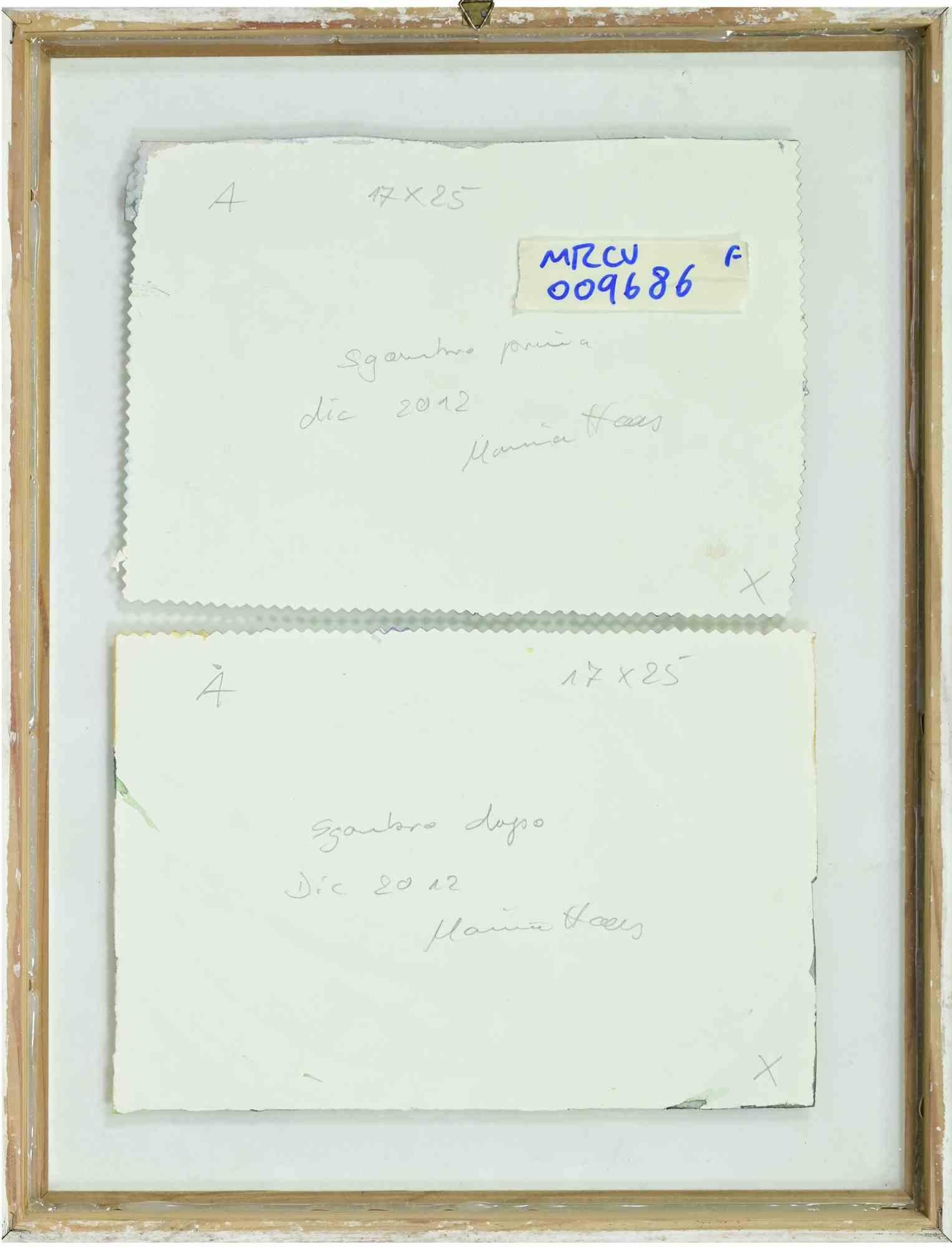 Mackerel Before and Mackerel After - Drawing by Marina Haas -  2012 For Sale 2