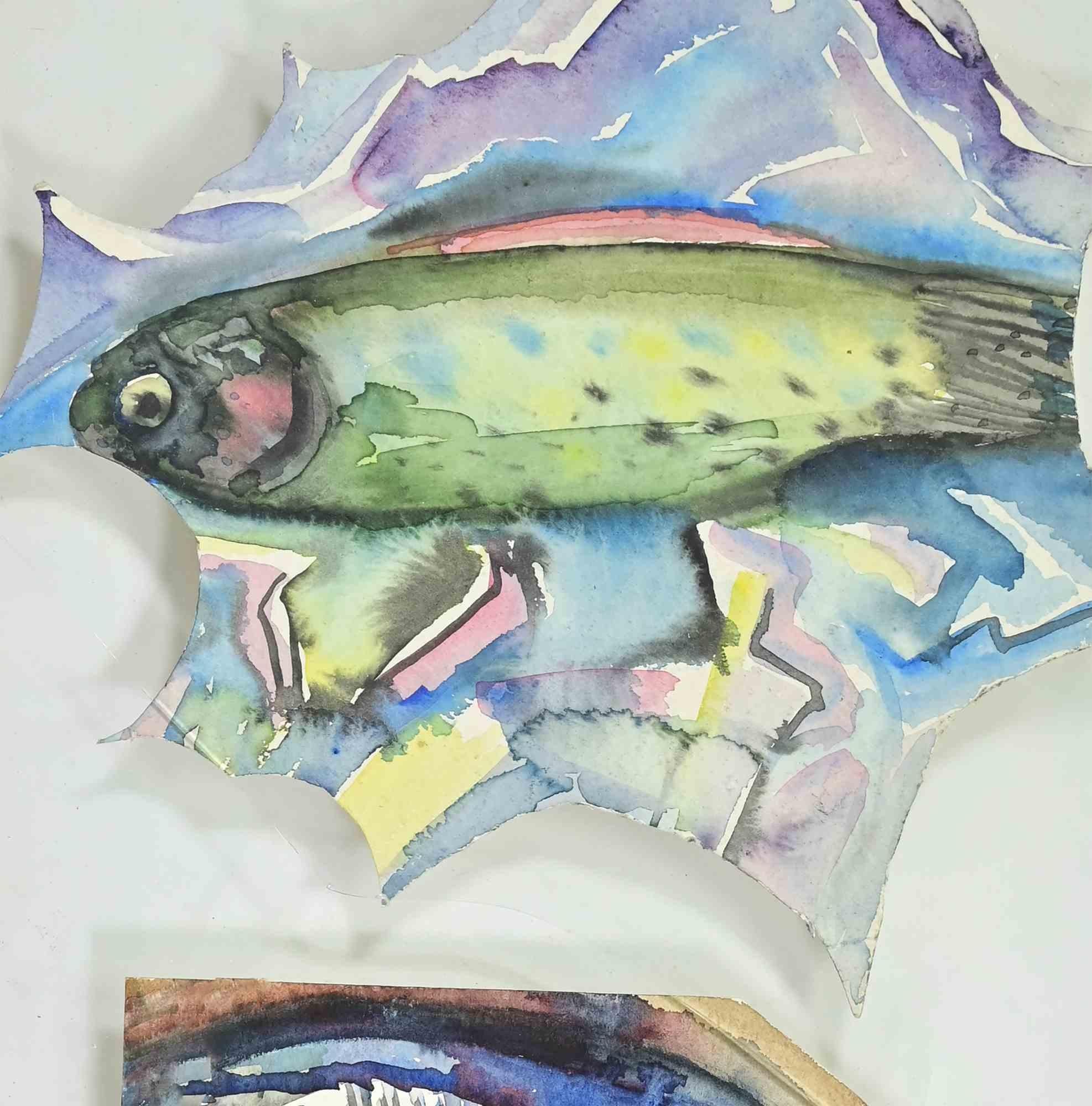 Trout - Drawing by Marina Haas -  2011 For Sale 1