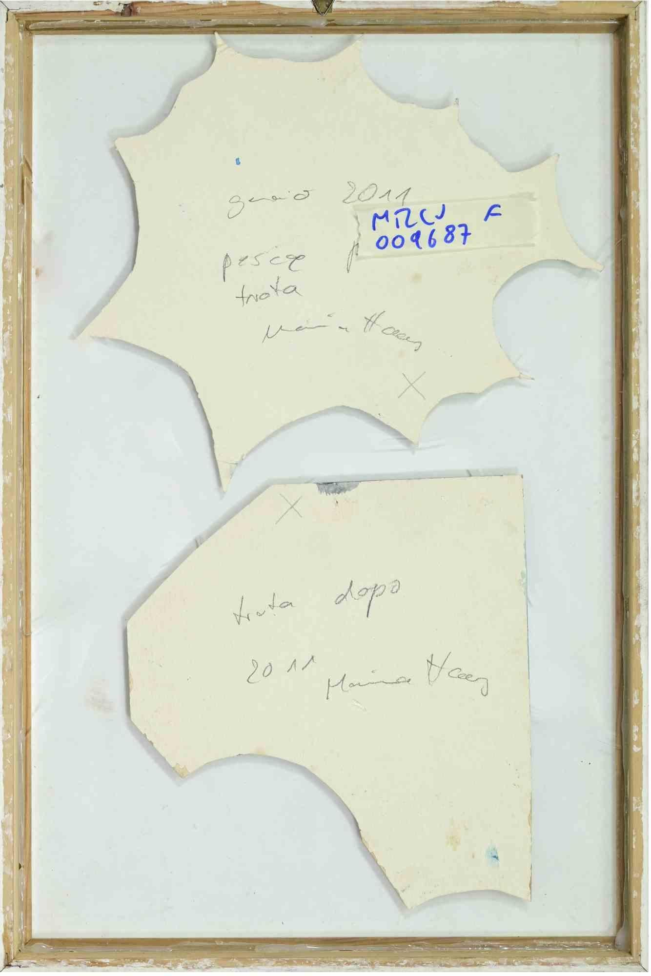 Trout - Drawing by Marina Haas -  2011 For Sale 2