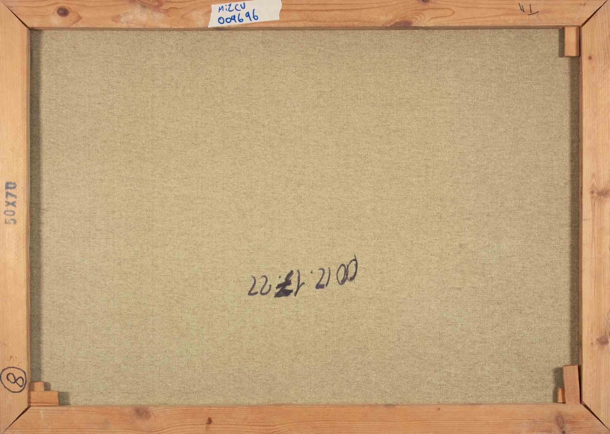 Interior - Drawing -  1990s - Beige Interior Art by Unknown