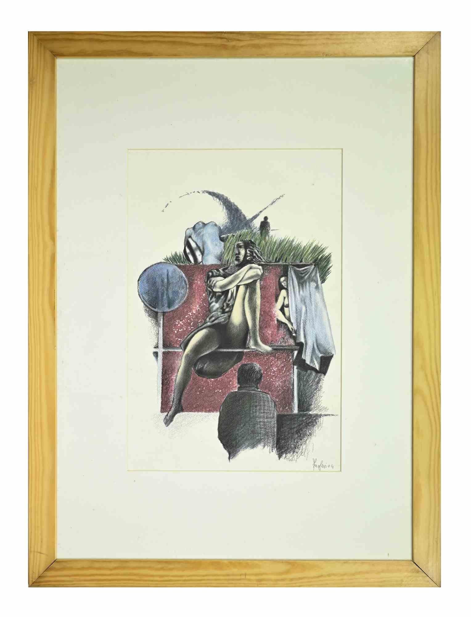 Una chica - Dibujo de Alberto Inglesi - 2004 en venta 1