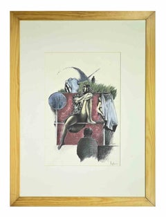 A Girl - Drawing by Alberto Inglesi - 2004