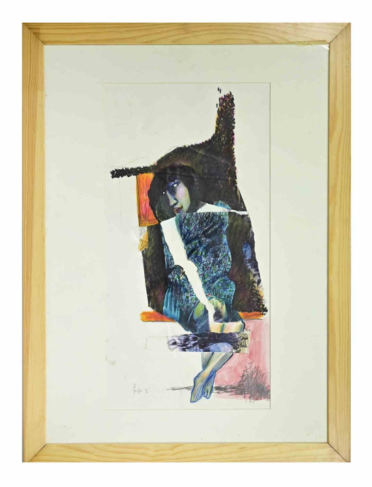Mujer - Dibujo de Alberto Inglesi - 1996 en venta 1