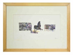 Composition - Drawing by Alberto Inglesi - 1996