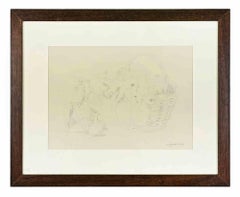 Natura morta - Disegno di Sigfrido Oliva - Anni '80